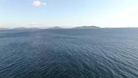 4K- HD DRONE FLY OVER MARMARA SEA IN  ISTANBUL Stock Footage 247922921