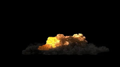 4K HD Explosion Smoke Stock Footage 260025715