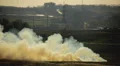 4К & HD - The fire and smoke disaster, daytime-evening HD Footage