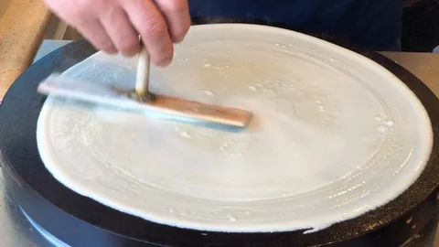 4K HD Making basic crepe Stock Footage 118283725