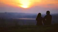 4K & HD resolutions, Lovers by sunset background, 14-bit RAW video output ! HD Footage
