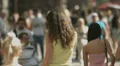 4K & HD resolutions, Nice adult woman in the crowd stream, daytime 4k or 4k+ Resolution