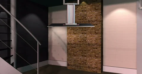 4K HD Virtual TV Studio Set Video stock 45862325