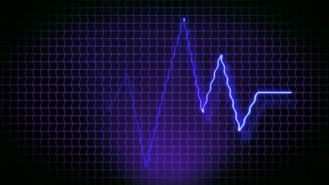 4K heart rate computer demostration Video stock 104597295