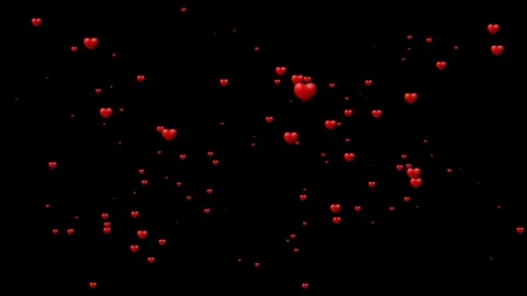 4k Hearts background Stock Footage 102768042