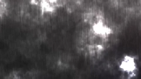4k heavy rain drop falling loop animation on black screen. rain thunderstorm. Stock Footage 298147014