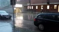 4k Heavy rain thunderstorm street scene parking cars german city 4k or 4k+ Resolution