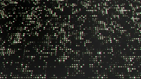 4K Hi-Tech Chrome Shiny Dot Particles Stock Footage 160552839