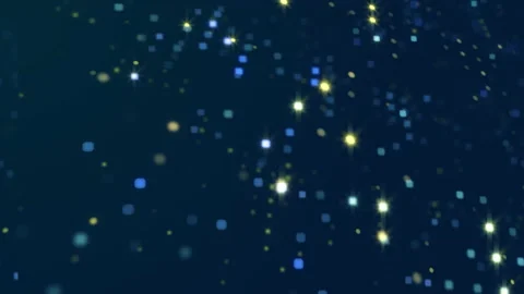 4K Hi-Tech Neon Colored Shiny Dot Particles Stock Footage 160551950