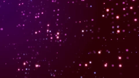 4K Hi-Tech Neon Pink Colored Shiny Dot Particles Stock Footage 160552035