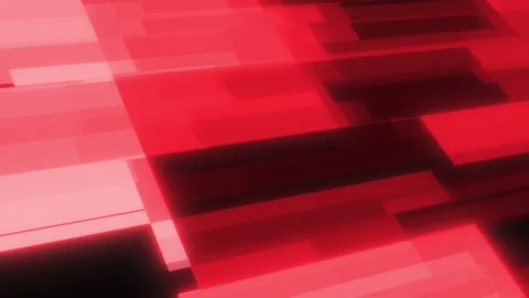 4K High-Energy Red Data Stream Loop - Tech Glitch Motion Background Stock Footage 347604405