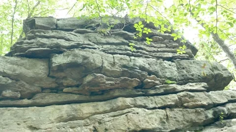4K High Quality Old rock formation. (LOG C color) Stock Footage 138128173
