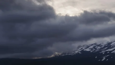 4K High quality Timelapse of  landscape of Conguillio national park, Chile Stock Footage 98317395
