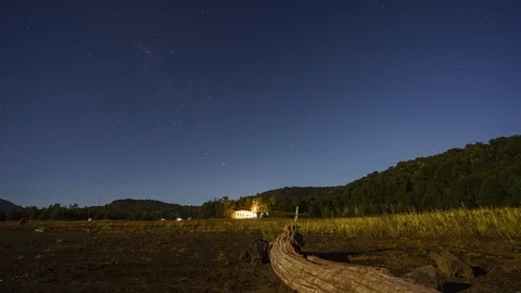 4K High quality Timelapse of  landscape of Conguillio national park, Chile Stock Footage 98318177