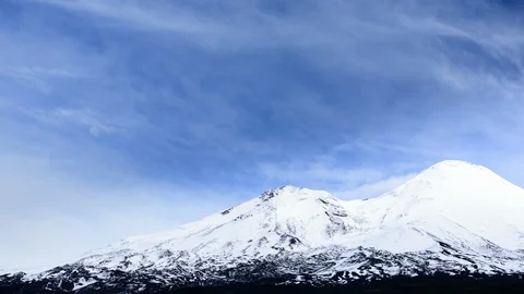 4K High quality Timelapse of  landscape of Conguillio national park, Chile Stock Footage 98318693