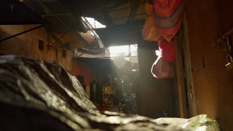 4K high-quality video of the streets of historic Marrakech, Morocco. Stock Footage 346192410