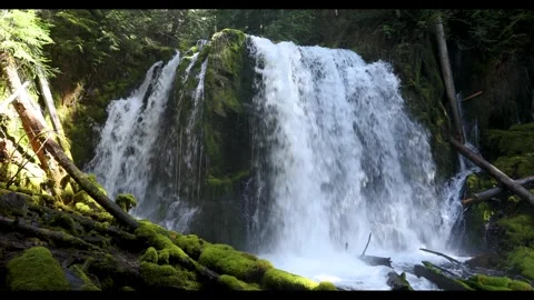 4k high quality waterfall tropical rainforest video Stock Footage 285418596