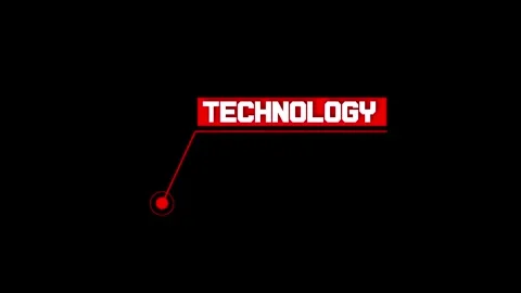 4K High-Tech HUD Callout Animation with Futuristic Text on Black for Film Stock Footage 309555353