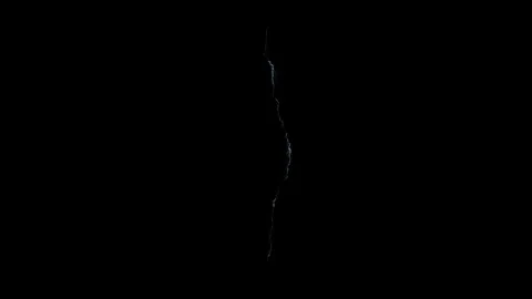 4K High Voltage Lightning Bolt Strike VFX Overlay on Black Screen Stock Footage 340596170