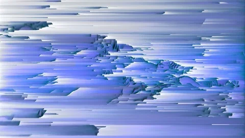 4K Highly Stylized Data Mosh Distortion, Pixel Sorting and Static Noise. Stock Footage 112310772