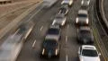 4K Highway Traffic 11 Tilt Down Timelapse Highway Sunset 4k or 4k+ Resolution