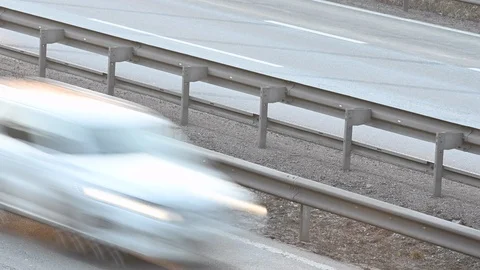 4K. Highway traffic. Stock Footage 123609903