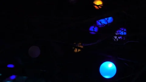 4k Holiday Lights Stock Footage 83198357