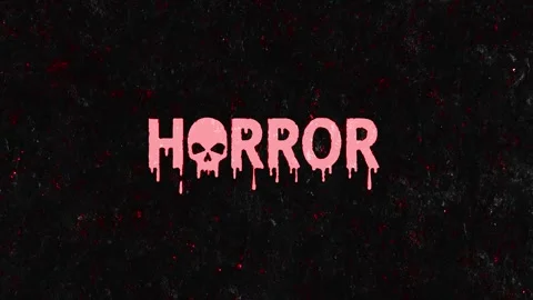 4k Horror Logo Reveal After Effects stock
