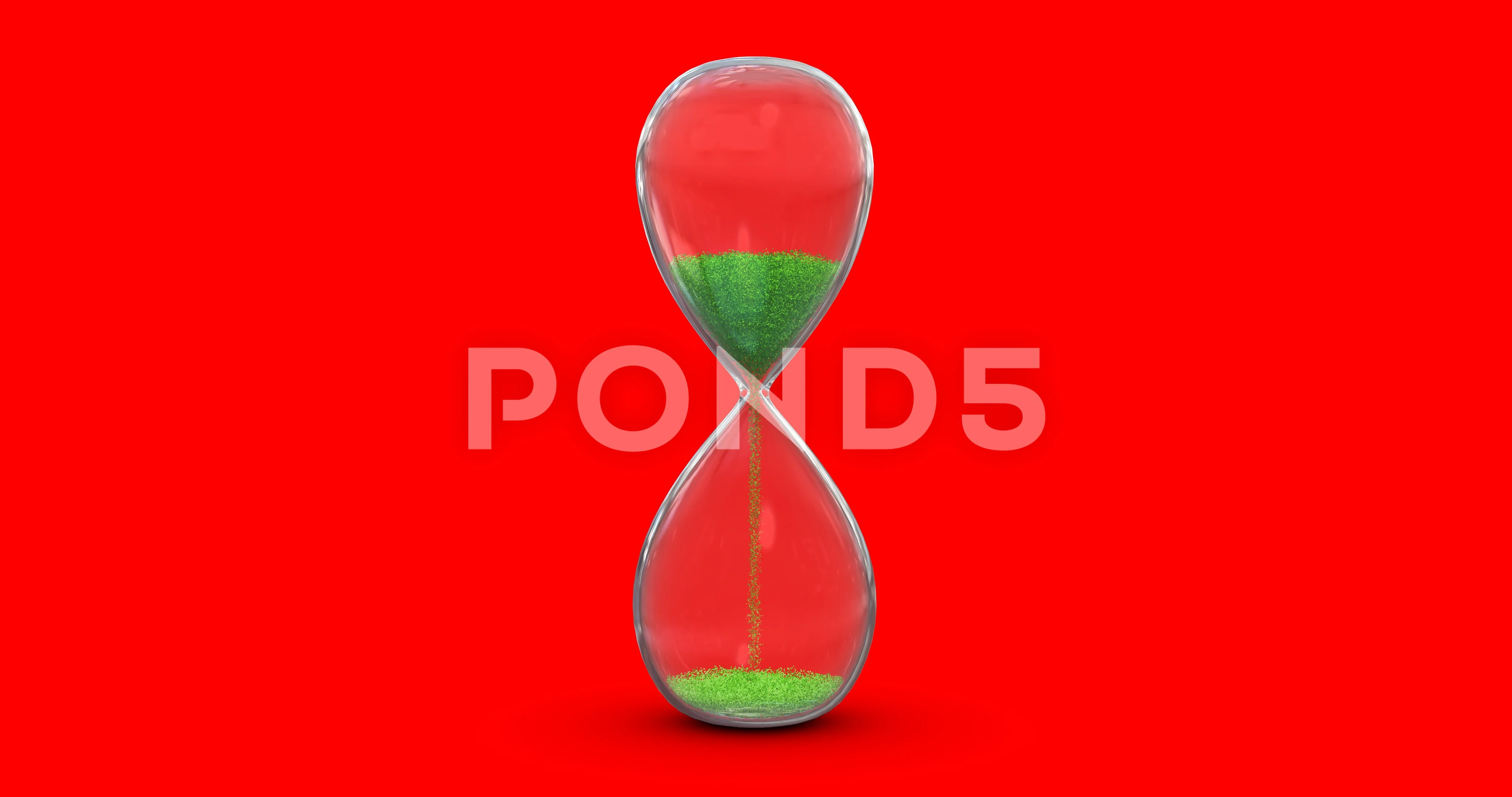 Hourglass green deals sand