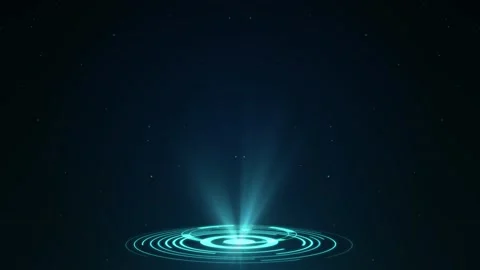 4K HUD circle interfaces Hi tech futuristic display loop Animtion. Stock Footage 157806115