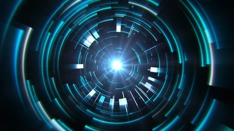4K Hud interface. Futuristic element. Abstract technology Stock Footage 119343495