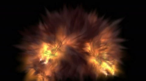 4k huge explosion,a group of missiles launched,military blow,blast flow fire. Vidéo 49689712