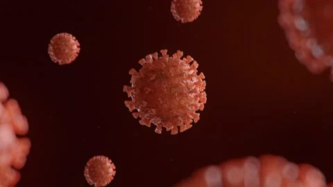 4k Hyper Realistic 3D Animation Of Coronavirus, Sars-Cov-2, COVID-19 Stock Footage 130432037