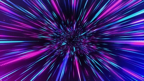 4K Hyperdrive High Speed Flying Lines Light Speed Tunnel Background Stock Footage 246992546
