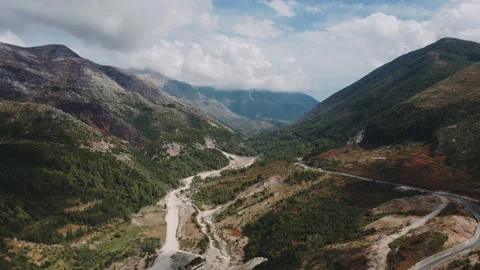 4K Hyperlapse aerial view of drone flying around Doi Luang Chiang Dao mountain,  Video stock 165629081