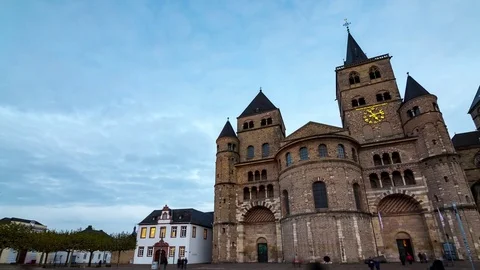 4K Hyperlapse of the Cathedral of Trier, Germany Stock Footage 83201901