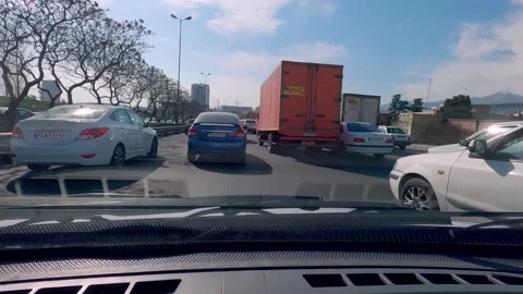 4K hyperlapse of driving in Tehran-Iran streets Video stock 155775617