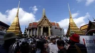 4K: Hyperlapse At The Grand Palace Temple In Bangkok, Thailand. Stock Footage