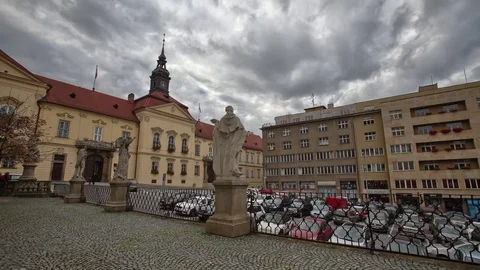 4K Hyperlapse with historic buildings Stock Footage 72730108