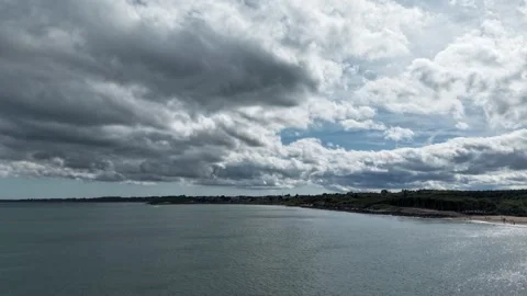 4K Hyperlapse of Old Bar Coast at Courtown County Wexford Ireland Stockbeeldmateriaal 338258484