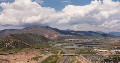 4K Hyperlapse of Red Rocks Amphitheater, Colorado Landscape Stock-Footage 256497538