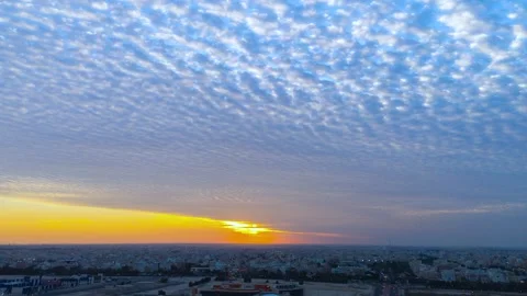 4K Hyperlapse Sunrise Over Kuwait City. Stock Footage 301074892