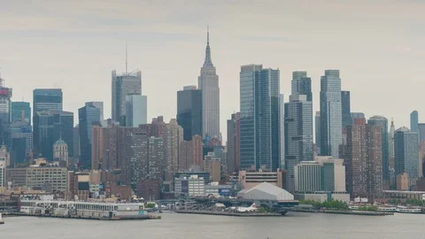 4k hyperlapse video of Midtown of New York City Video stock 94239561