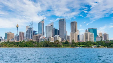4k hyperlapse video of Sydney CBD in daytime Video stock 67580328