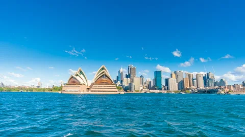 4k hyperlapse video of Sydney CBD in daytime Stock Footage 67604735