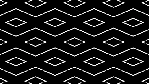 4K Hypnotic Abstract Seamless Loop Background, Black and White Geometric Shapes 스톡 동영상 263682572