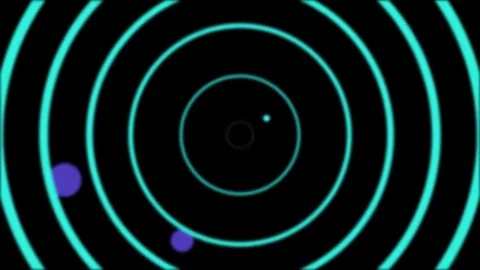 4K Hypnotic circles Video stock 85214584