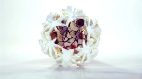 4K: Ice cream malting, time lapse Video stock 65016057