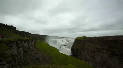 4k Iceland Gullfoss Watterfall 2016 Stock Footage 66523472