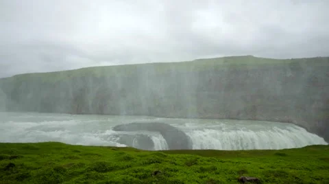 4k Iceland Gullfoss Watterfall 2016 Stock Footage 66523494
